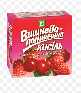 Кисіль солодкий сухий, брикет, фруктово-ягідний, ДСТУ 2418, 1 кг